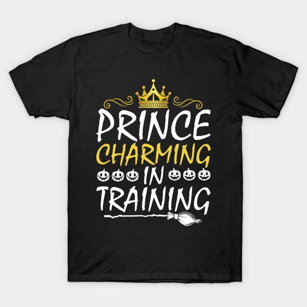 Prince Charming In Training Hero Halloween Lazy Costume Gift T-Shirt by blacks store